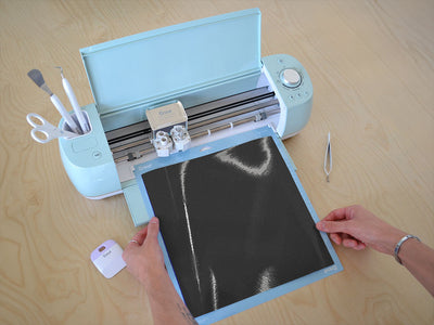 Black Reflective Cricut Compatible Vinyl
