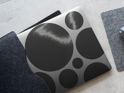 Black Reflective DIY Laptop Stickers