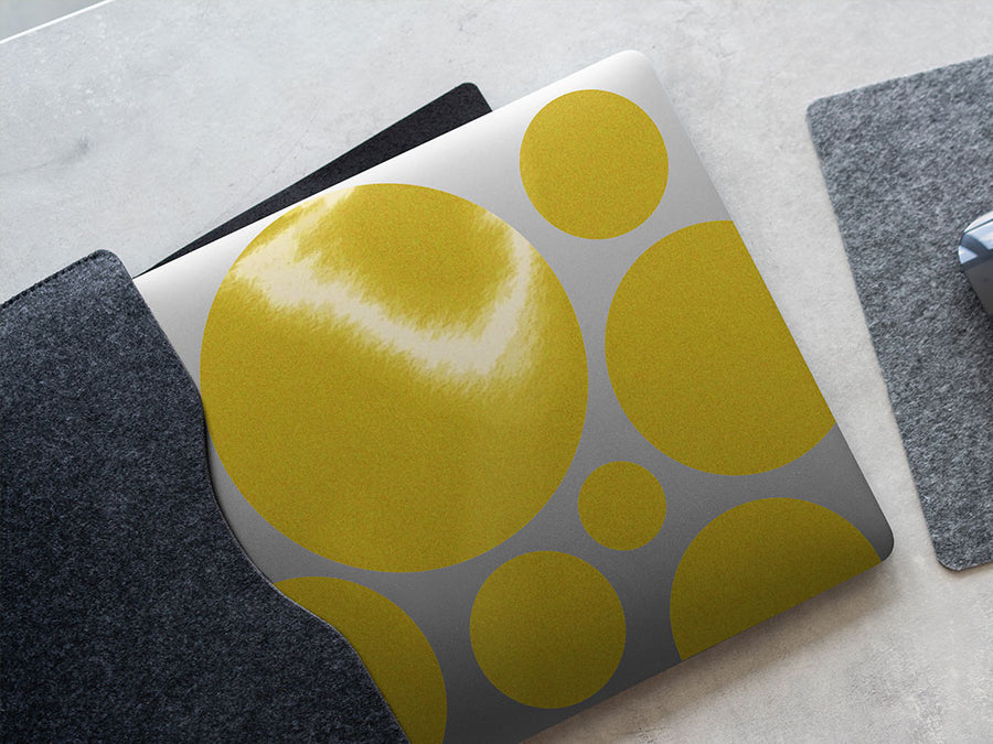3M 680 Lemon Yellow Reflective DIY Laptop Stickers