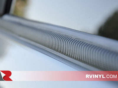 3M™ Series 1080 Black Carbon Fiber Wraps - Chrome Deletes