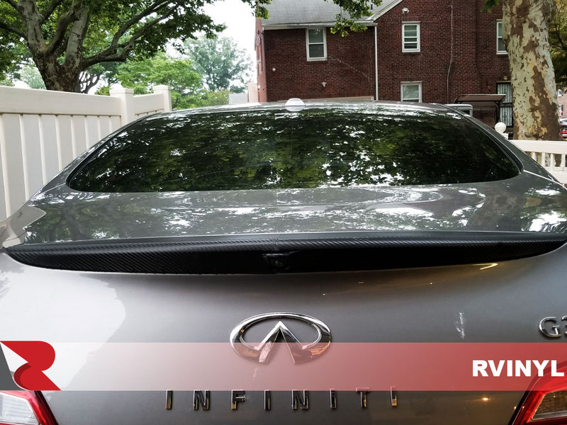 3M Series 2080 Black Carbon Fiber Custom DIY Trunk Lip