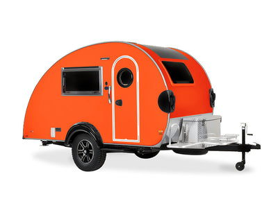 3M 1080 Satin Neon Fluorescent Orange DIY Tear Drop Trailer Wraps