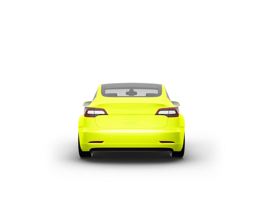 3M 1080 Satin Neon Fluorescent Yellow Car Vinyl Wraps