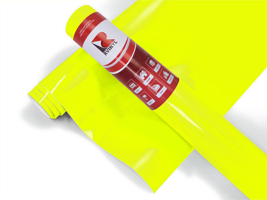 3M 1080 Satin Neon Fluorescent Yellow SUV Wrap Color Film