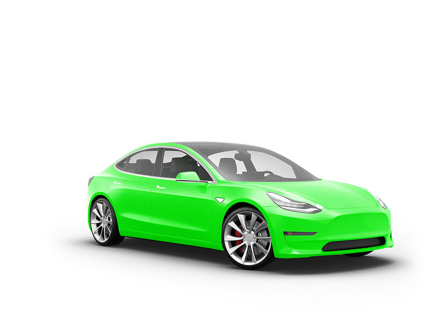 3M 1080 Satin Neon Fluorescent Green Vehicle Wraps