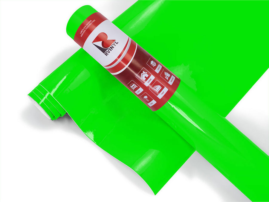 3M 1080 Satin Neon Fluorescent Green Vehicle Wrap Color Film