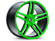 3M™ 1080 Satin Neon Fluorescent Green Vinyl Rim Wrap