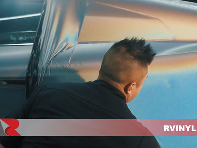 3M 2080 Satin Flip Psychedelic Full Door Wrapping Technique