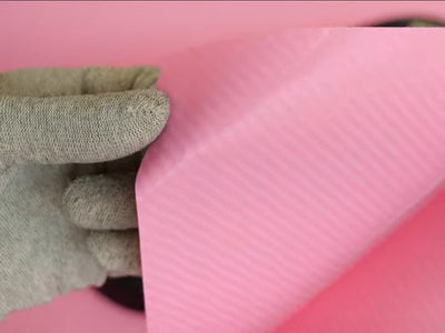4D Pink Carbon Fiber Vinyl Sheet