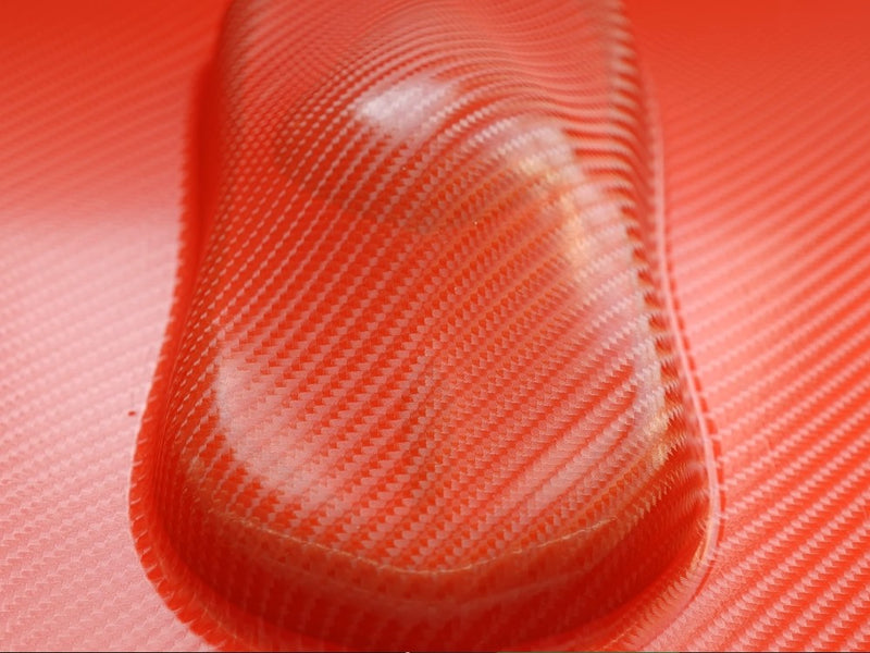 4D Red Carbon Fiber Speed Shape