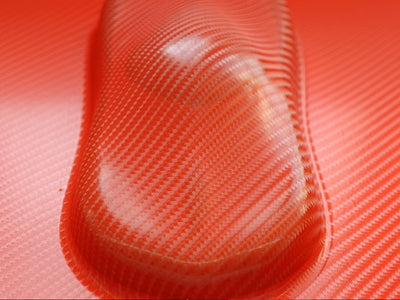 4D Red Carbon Fiber Speed Shape