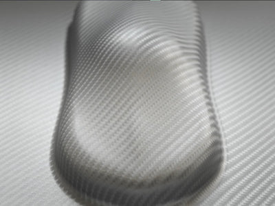 4D Silver Carbon Vinyl Speed Shape