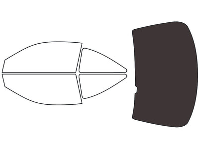 Rvinyl™ Precut Carbon Ceramic Window Tint for Cars - Rear Windshield