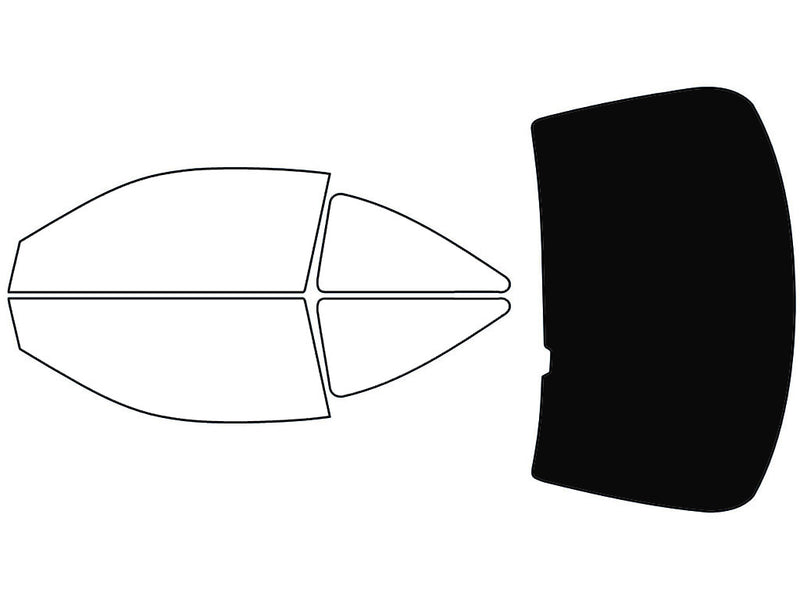 Rvinyl™ Precut Carbon Ceramic Window Tint for Cars - Rear Windshield