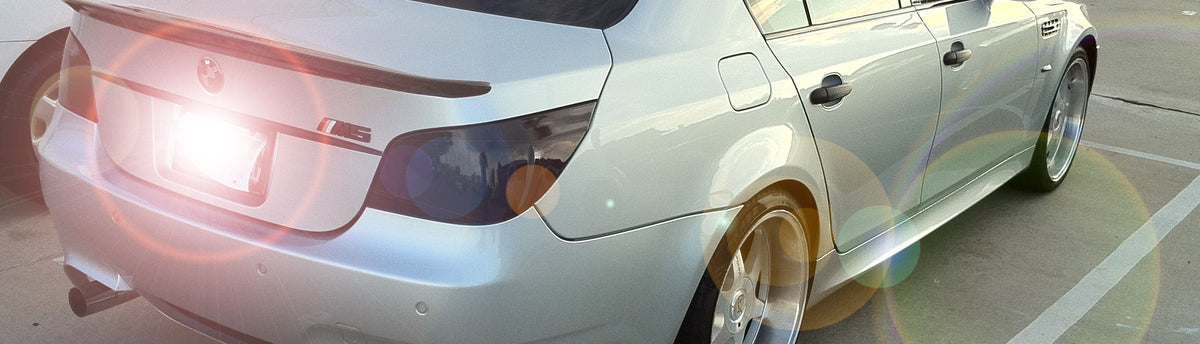 BMW 5-Series Tail Light Tint Covers