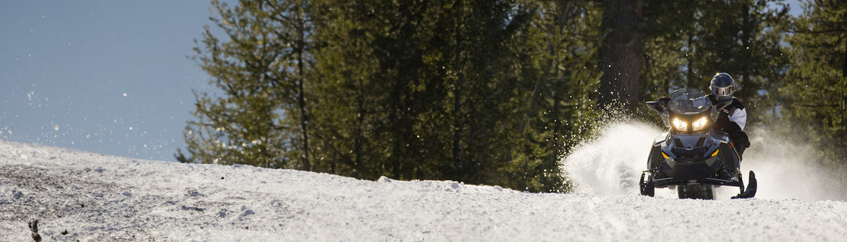 Black Snowmobile Wraps