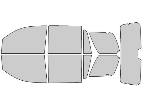 Avery Dennison Cadillac Escalade 2015-2020 NR Nano Ceramic IR Precut Window Tint Kit