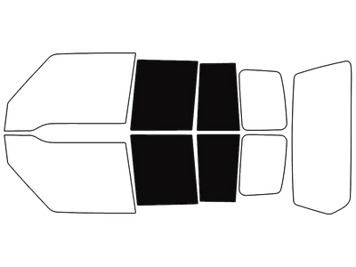 Avery Dennison™ Chevrolet Tracker 1998 NR Pro Precut Window Tint (4 Door)