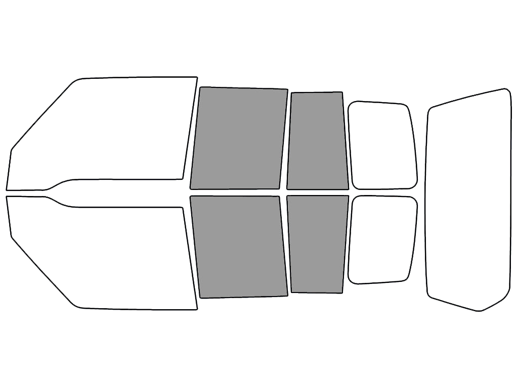 Avery Dennison™ Chevrolet Tracker 1998 NR Pro Precut Window Tint (4 Door)
