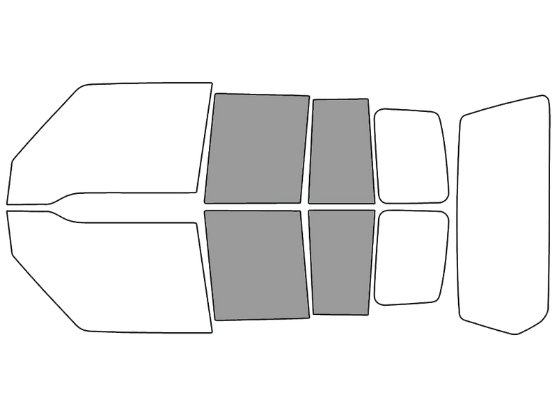 Avery Dennison™ Chevrolet Tracker 1998 NR Pro Precut Window Tint (4 Door)