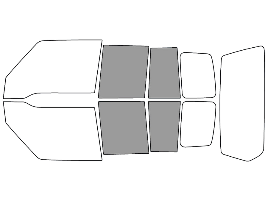 Avery Dennison™ Chevrolet Tracker 1998 NR Pro Precut Window Tint (4 Door)