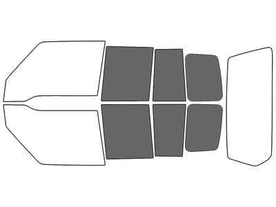 Avery Dennison™ Chevrolet Tracker 1998 NR Pro Precut Window Tint (4 Door)