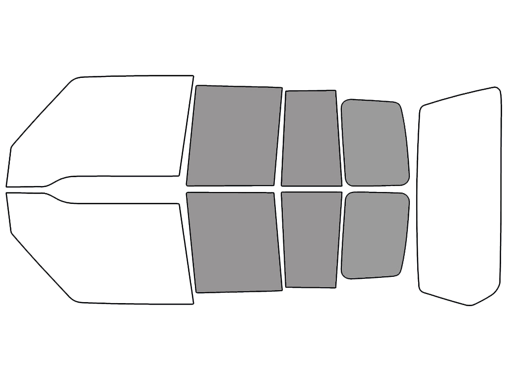 Avery Dennison™ Chevrolet Tracker 1998 NR Pro Precut Window Tint (4 Door)