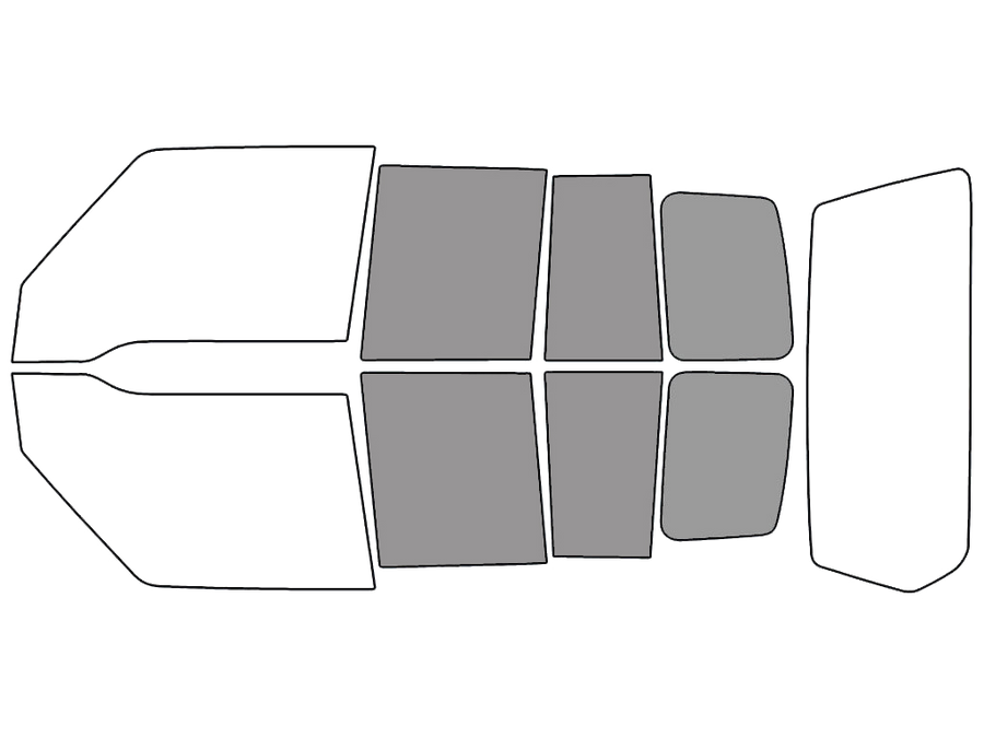 Avery Dennison™ Chevrolet Tracker 1998 NR Pro Precut Window Tint (4 Door)