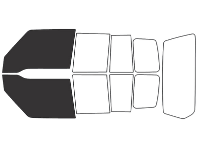 Avery Dennison™ Chevrolet Tracker 1998 NR Pro Precut Window Tint (4 Door)