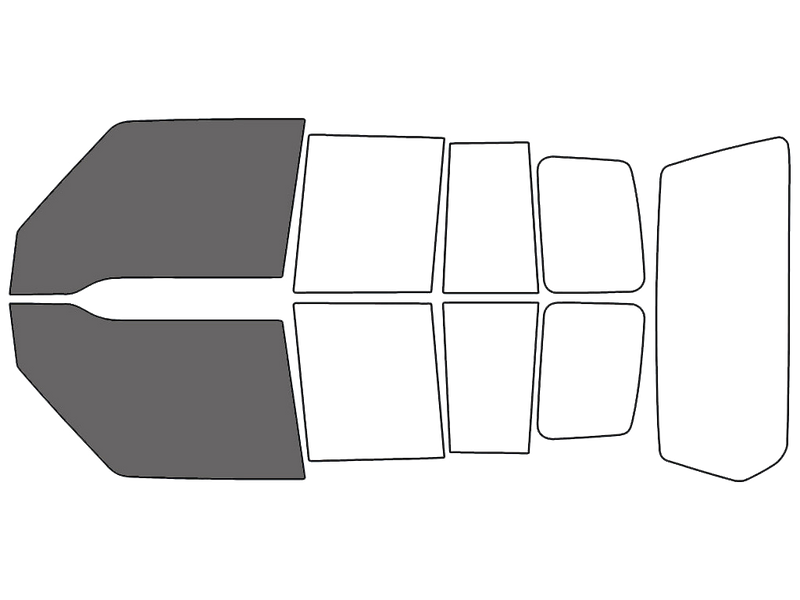 Avery Dennison™ Chevrolet Tracker 1998 NR Pro Precut Window Tint (4 Door)