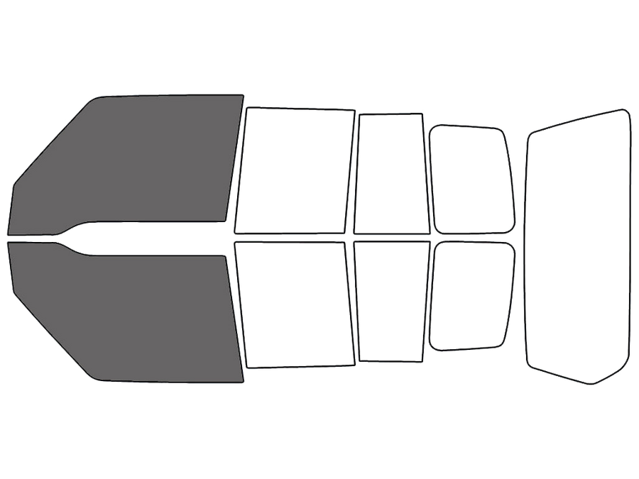 Avery Dennison™ Chevrolet Tracker 1998 NR Pro Precut Window Tint (4 Door)