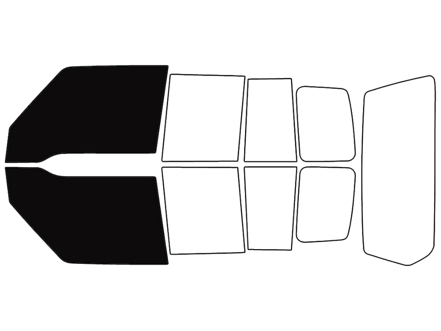 Avery Dennison™ Chevrolet Tracker 1998 NR Pro Precut Window Tint (4 Door)