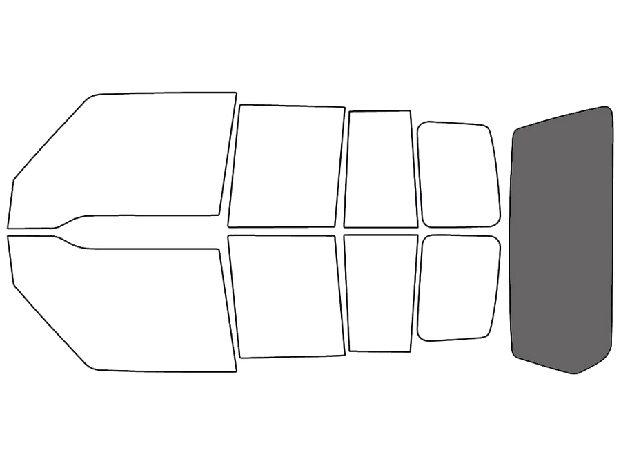 Avery Dennison™ Chevrolet Tracker 1998 NR Pro Precut Window Tint (4 Door)
