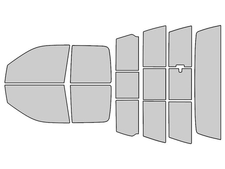 Avery Dennison Dodge Ram 2009-2018 4 Door Quad Cab HP Pro Precut Window Tint Kit