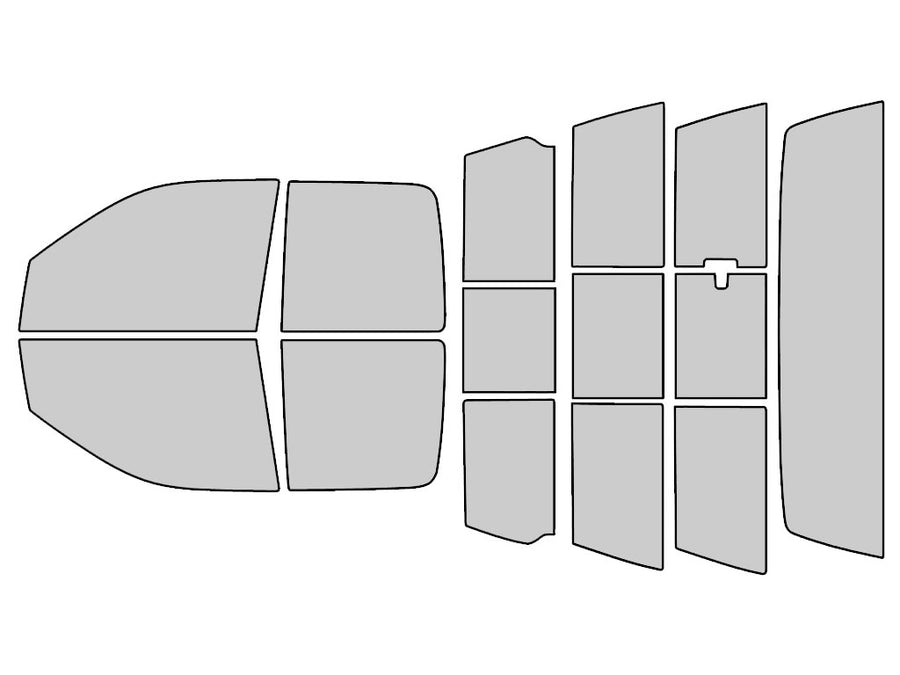 Avery Dennison Dodge Ram 2009-2018 4 Door Quad Cab NR Nano Ceramic IR Precut Window Tint Kit