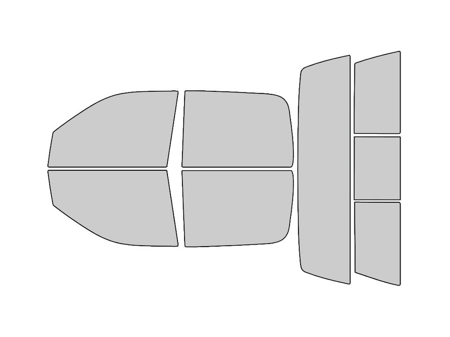 Avery Dennison Dodge Ram 2009-2018 4 Door Crew / Mega Cab NR Nano Ceramic IR Precut Window Tint Kit