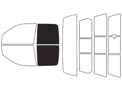 Rvinyl™ Truck Precut Window Tint - Back
