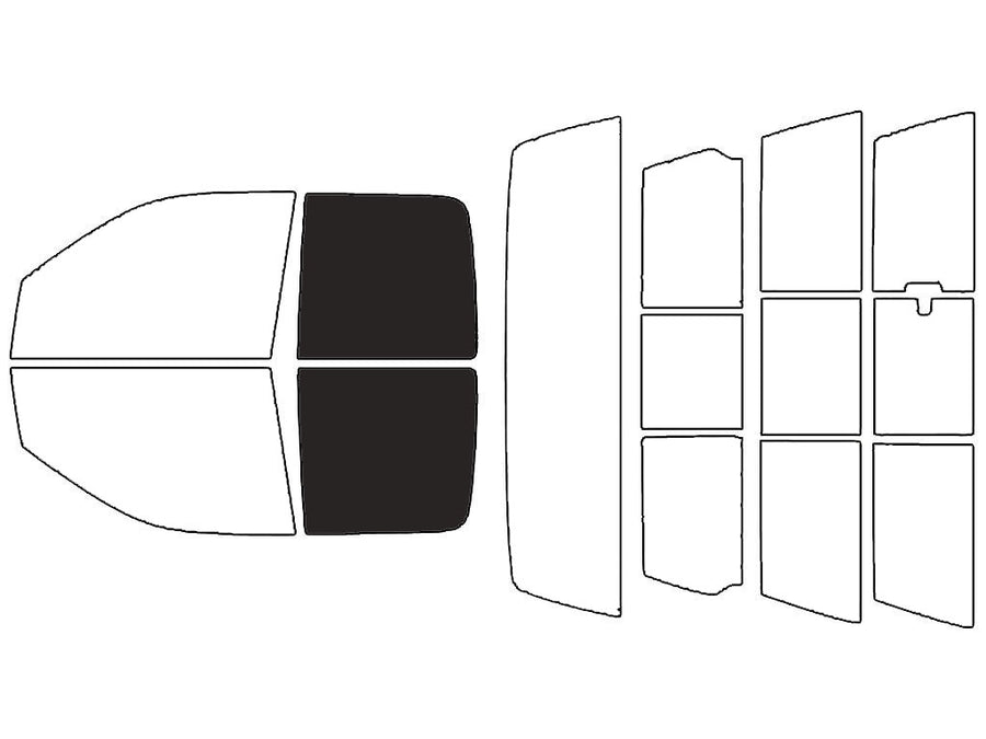 Rvinyl™ Truck Precut Window Tint - Back