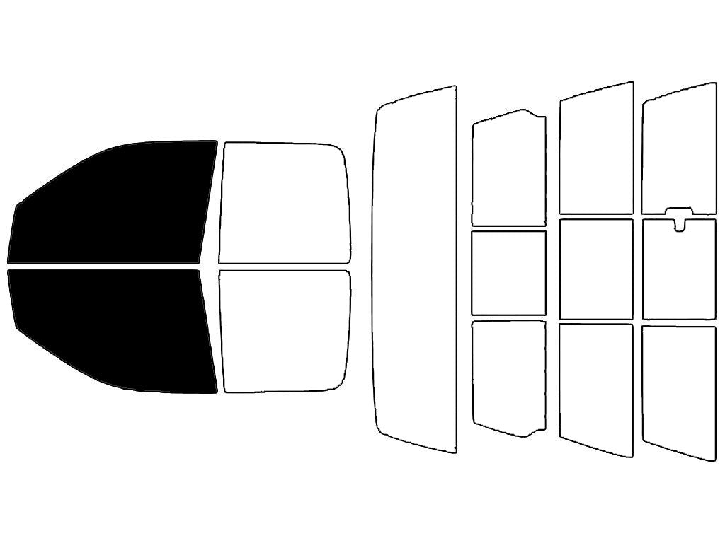Rvinyl™ Truck Precut Window Tint - Front