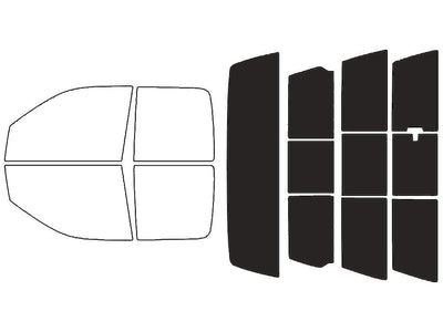 Rvinyl™ Truck Precut Window Tint - Rear Windshield