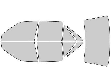 Avery Dennison Ford Escort 1991-1996 Hatchback HP Pro Precut Window Tint Kit