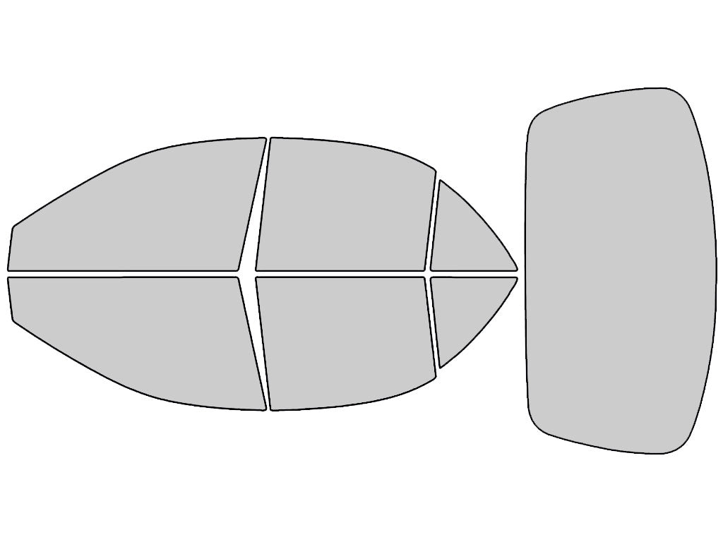 Ford Escort 1997-2002 Sedan Window Tint