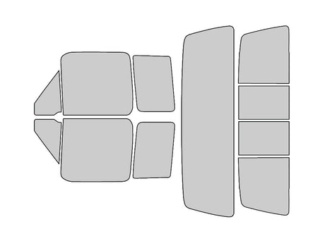 Ford F-150 1992-1996 2 Door Window Tint