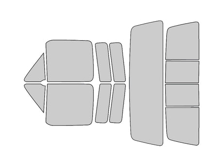 Ford F-250 1980-1991 2 Door Window Tint
