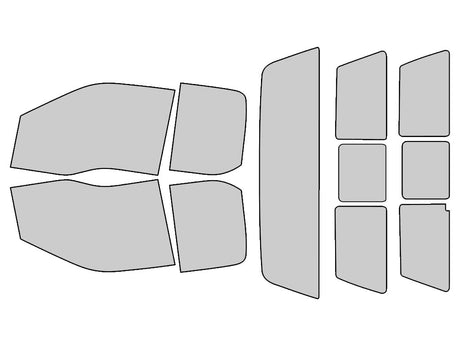 Avery Dennison Ford F-350 2017-2024 2 Door Regular Cab NR Pro Precut Window Tint Kit