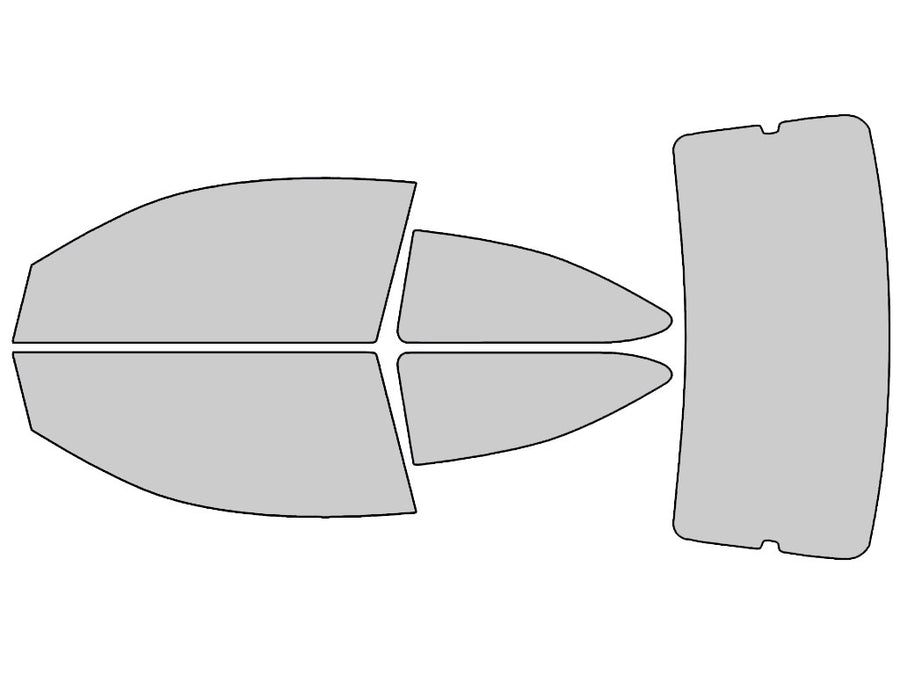 Ford Focus 2008-2011 Coupe Carbon Nano-Ceramic Window Tint