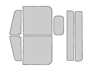 Avery Dennison Freightliner Classic 1996-2005 XL Conventional Cab Base NR Nano Ceramic IR Precut Window Tint Kit