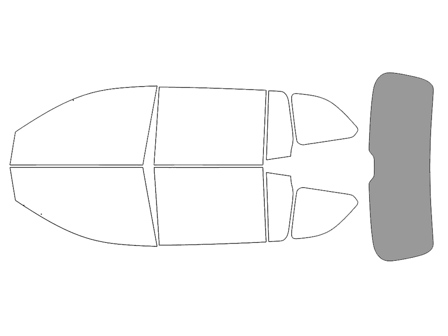 Rear Windshield - 50%
