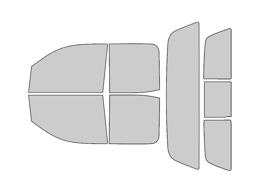 Avery Dennison GMC Sierra 2014-2018 2 Door Extended Cab HP Pro Precut Window Tint Kit
