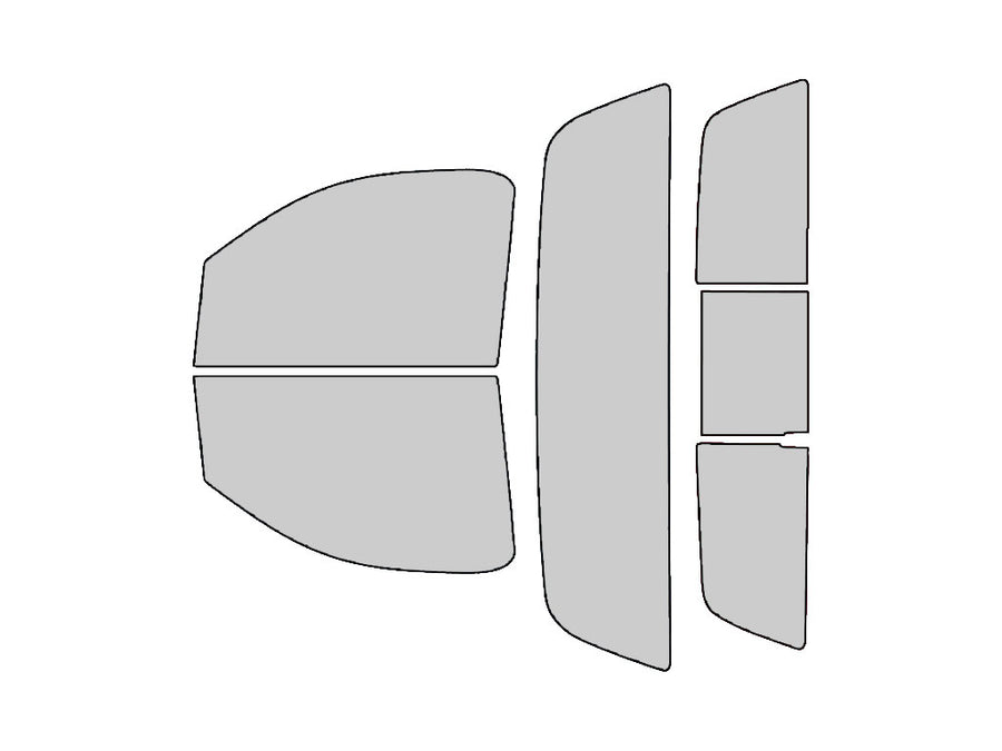GMC Sierra 2014-2018 2 Door Window Tint